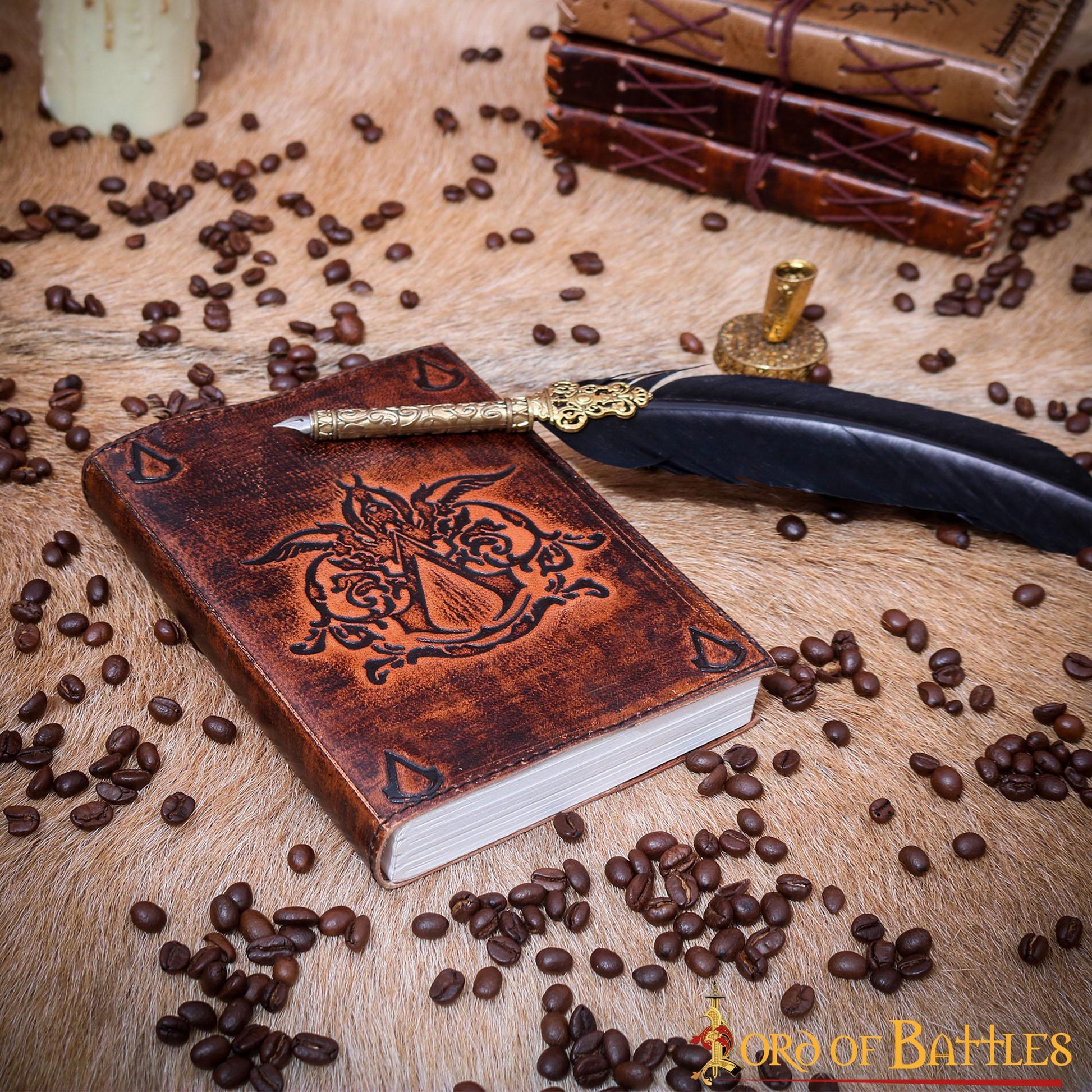 Diario Artesanal Creed Of Assassin Diario de Piel Auténtica - Imagen 6