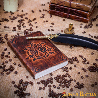 Diario Artesanal Creed Of Assassin Diario de Piel Auténtica - Imagen 6