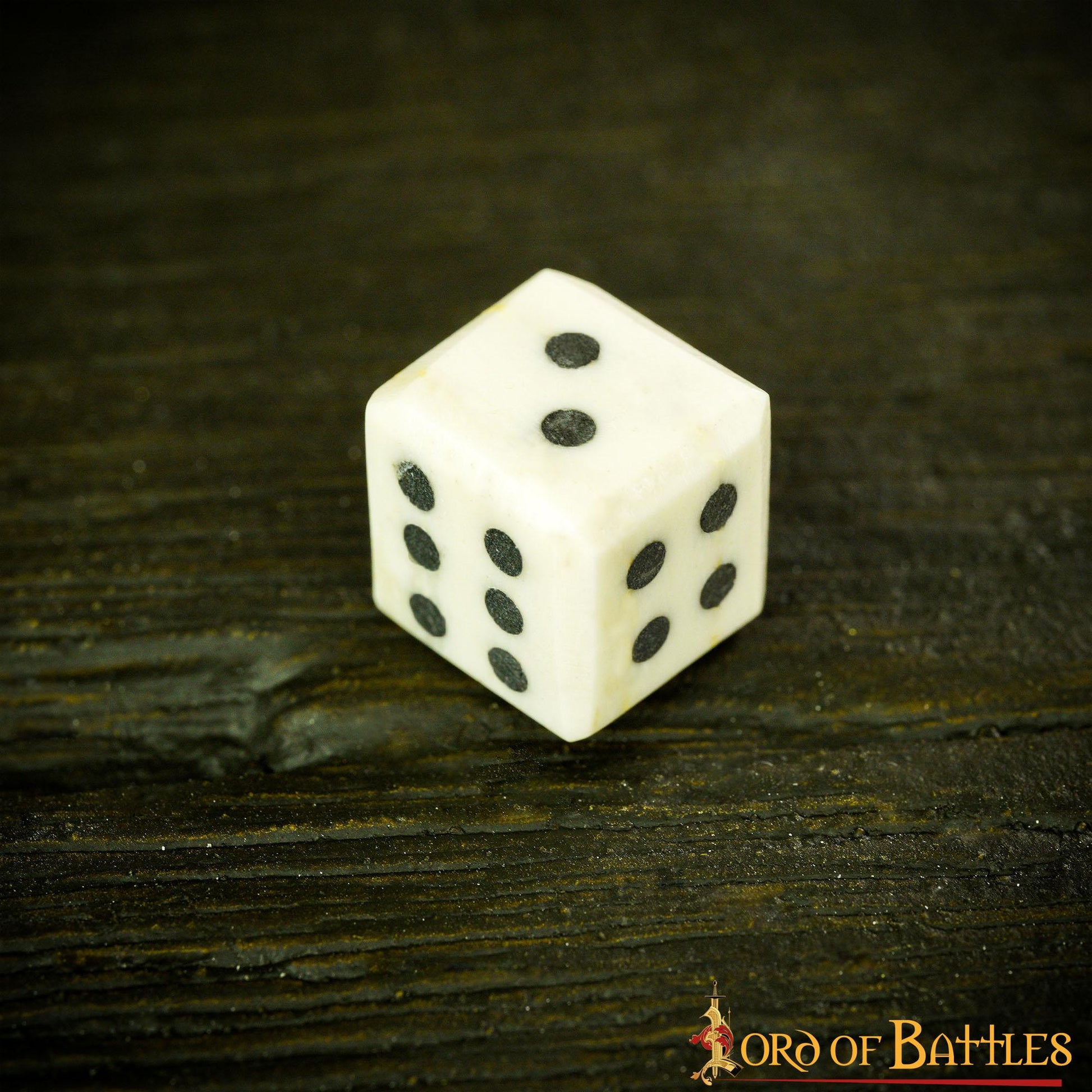 Dados Medievales de Hueso - Juego Artesanal de 6 (hueso de Buey, 1,2 Cm) - Imagen 13