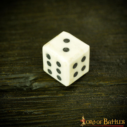 Dados Medievales de Hueso - Juego Artesanal de 6 (hueso de Buey, 1,2 Cm) - Imagen 13