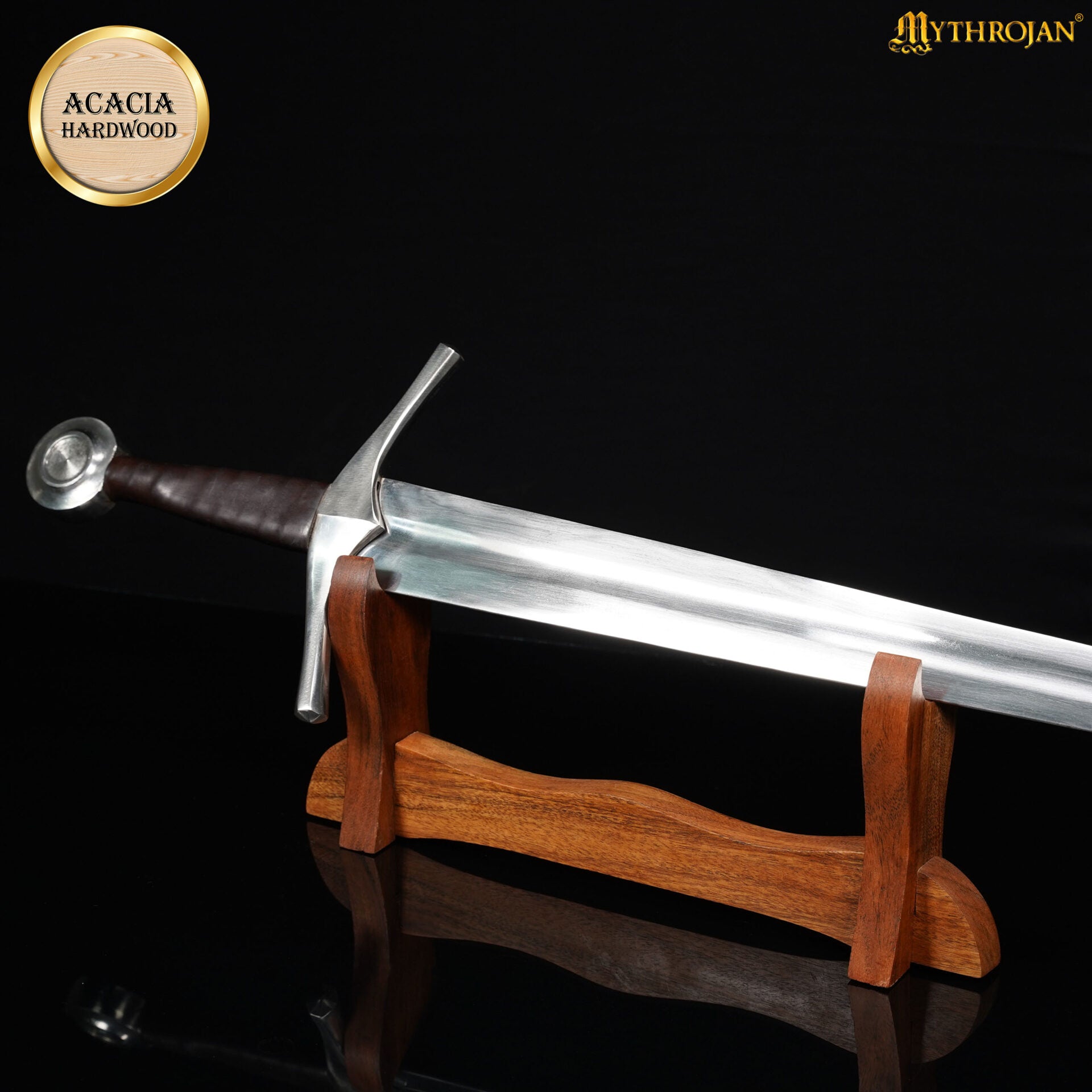 Soporte de Madera para Espada Mythrojan (pequeño) "simple &amp; Portátil" - Imagen 11