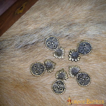 Conchos de Latón Antiguo para Cinturón - Adornos para Cinturón (juego de 5) - Imagen 14