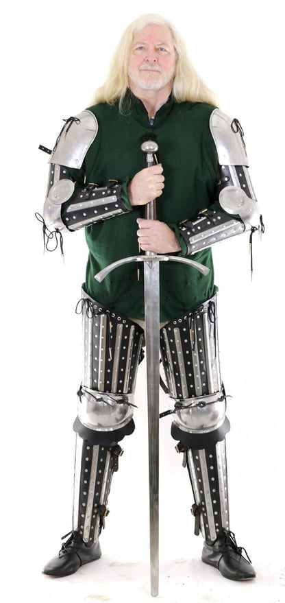Mythrojan Xiv Century Knight Classic Pauldrons, Calibre 16 - Imagen 4