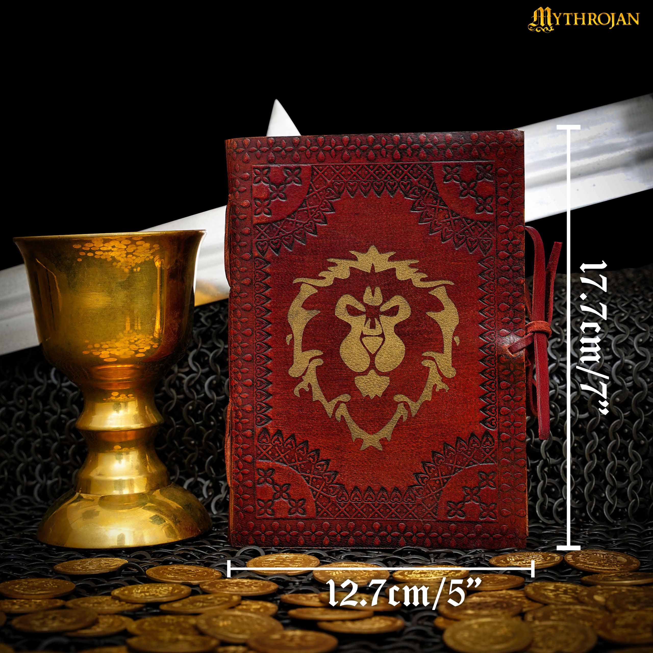 Mythrojan para la Alianza Diario Warcraft Marrón 5x7 Pulgadas - Imagen 4
