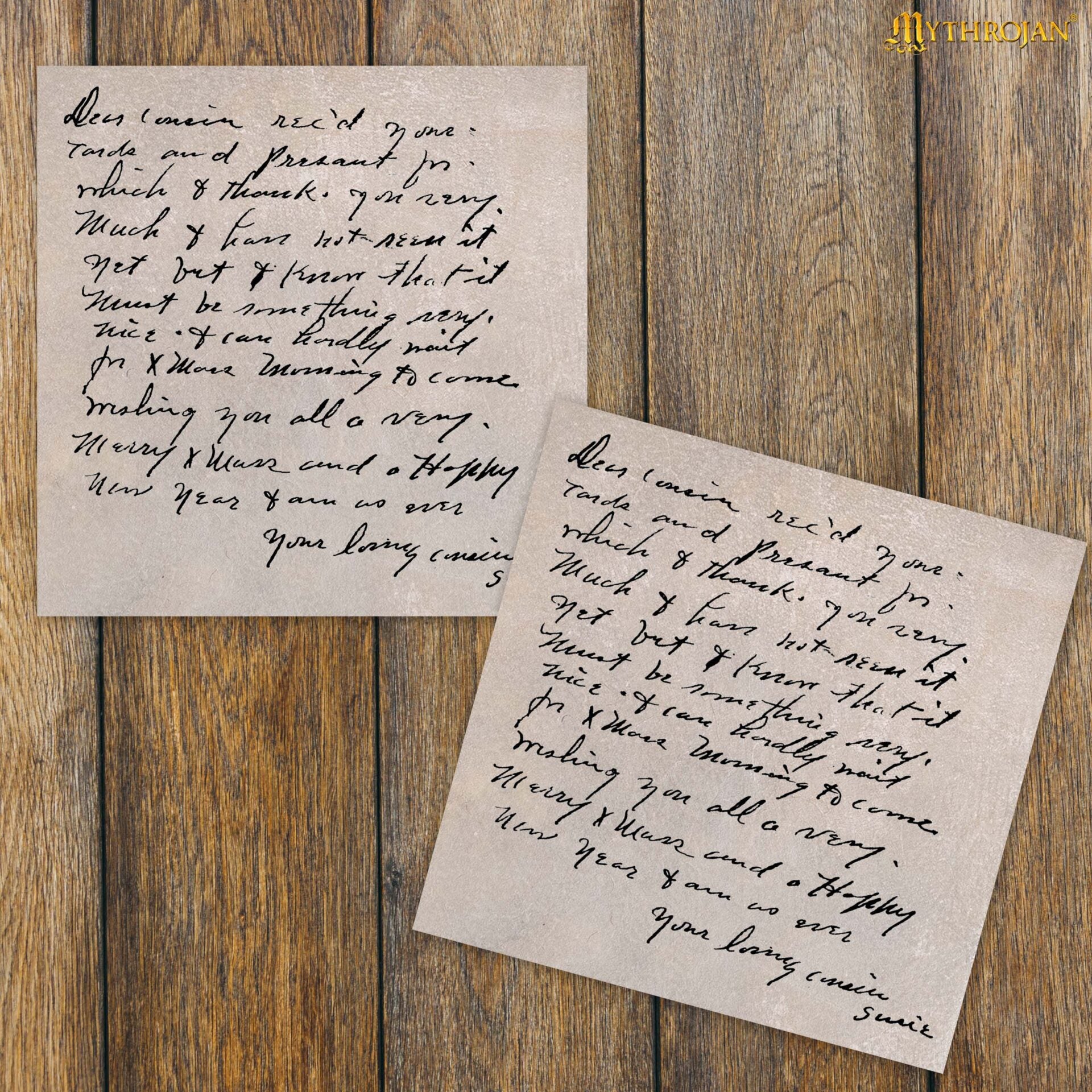 Hoja de Pergamino Medieval de 18x18 Pulgadas - Acabado Envejecido Natural | 1 Unidad - Imagen 10