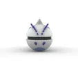 Imagen de Pokeball Artesanal Lugia parte de nuestra colección en Espadas y más, sitio oficial. Esta imagen describe  pokeball