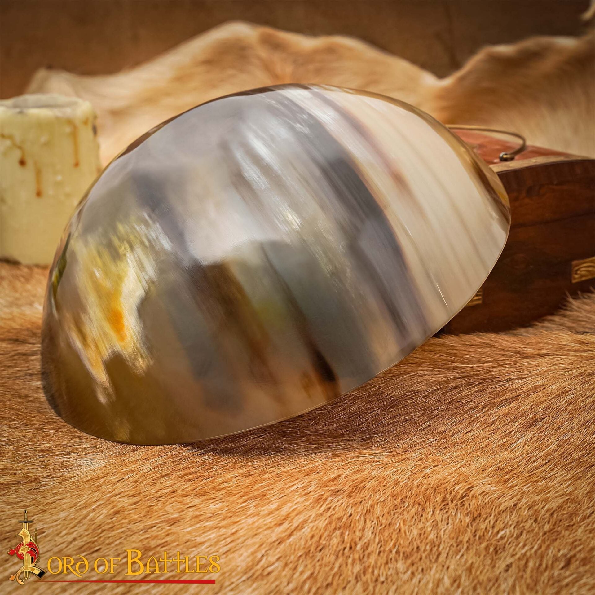 Viking Feast Cuenco Grande de Cuerno Auténtico - Imagen 7