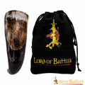 Cuerno Medieval para Beber 400 - 500 Ml Cuerno de Buey Auténtico Hecho a Mano - Imagen 1
