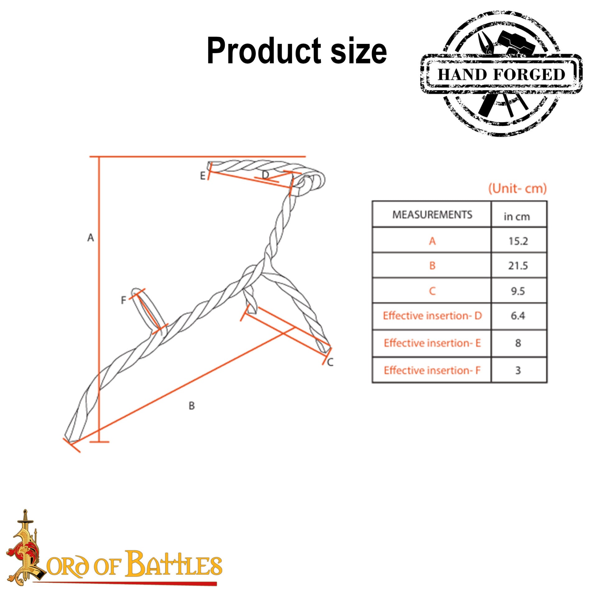 Soporte de Cuerno para Beber - Expositor de Cuerno Vikingo de Hierro - Imagen 3
