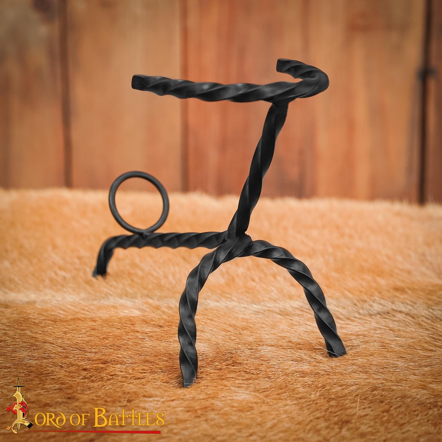 Soporte de Cuerno para Beber - Expositor de Cuerno Vikingo de Hierro - Imagen 7