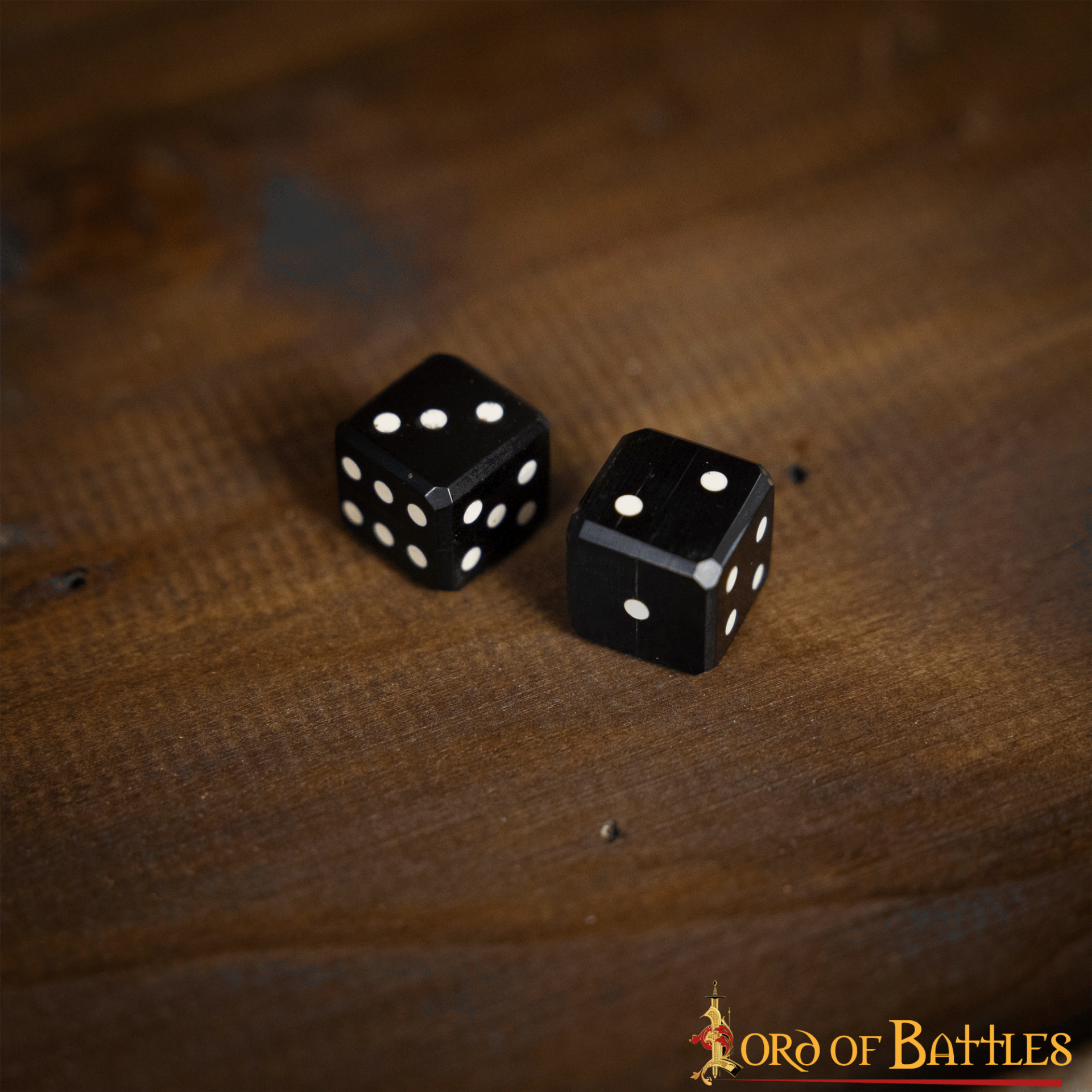 Juego de Dados Artesanales de Cuerno de Búfalo - 6 Piezas | Dados Naturales para Juegos de Rol de Mesa, Coleccionismo y Juegos Históricos - Imagen 12