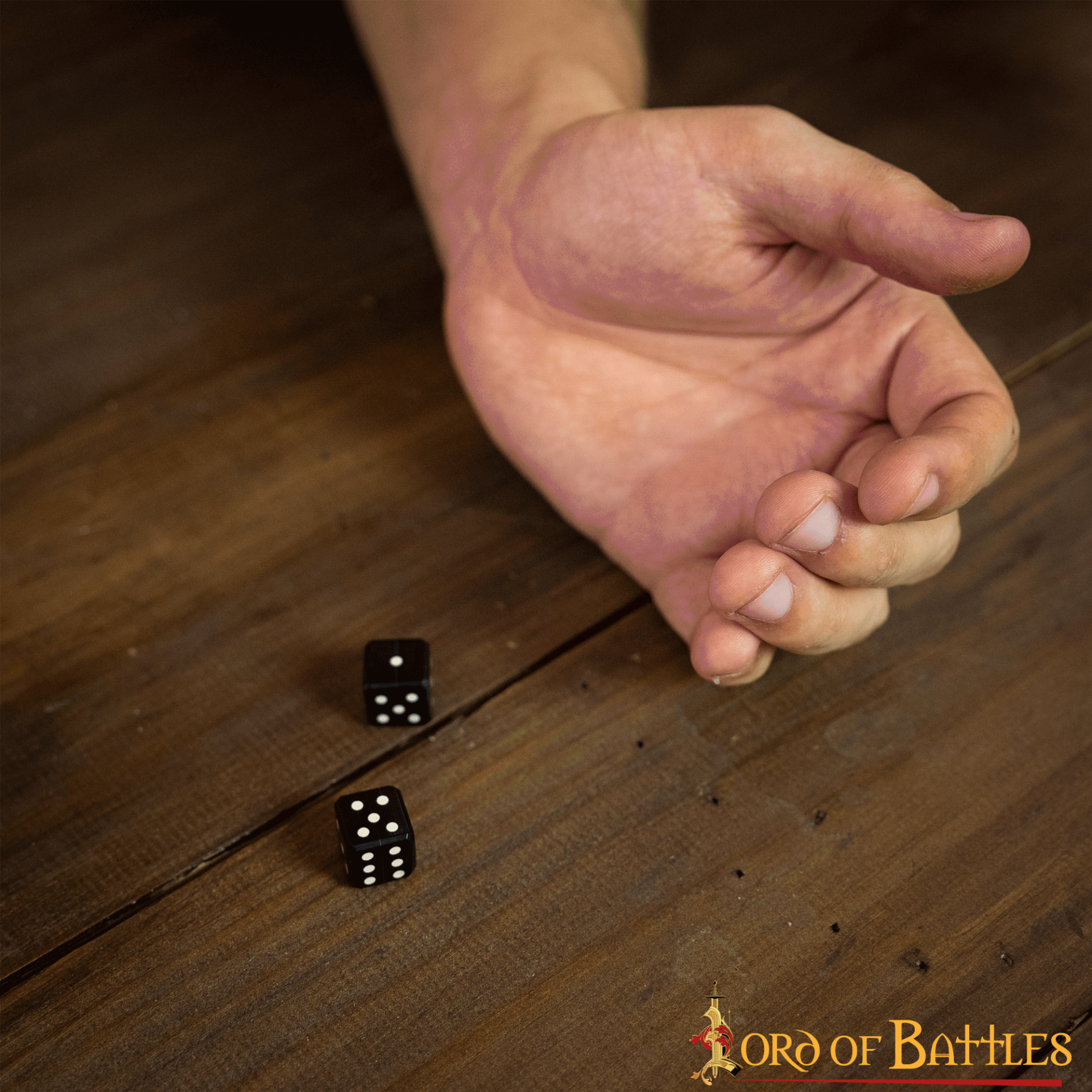 Juego de Dados Artesanales de Cuerno de Búfalo - 6 Piezas | Dados Naturales para Juegos de Rol de Mesa, Coleccionismo y Juegos Históricos - Imagen 15