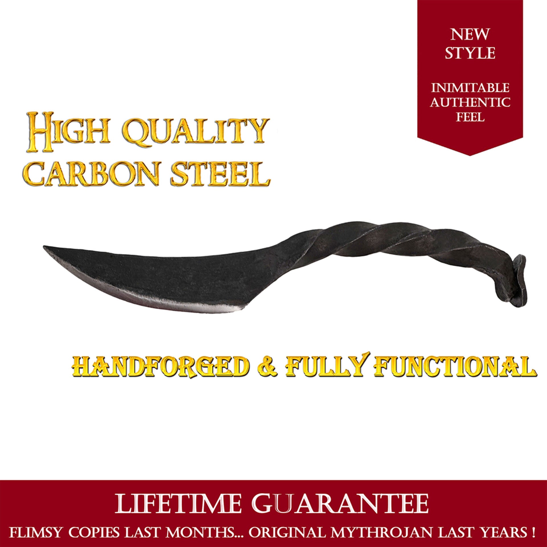 Cuchillo Mythrojan Twisted Railroad Spike - Imagen 5