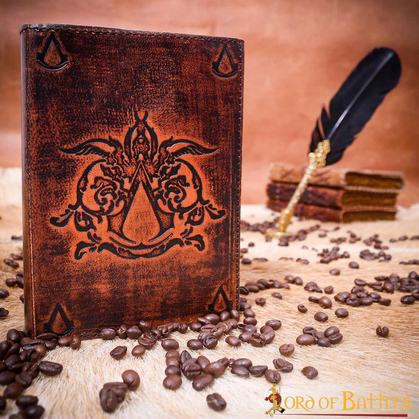Diario Artesanal Creed Of Assassin Diario de Piel Auténtica - Imagen 7