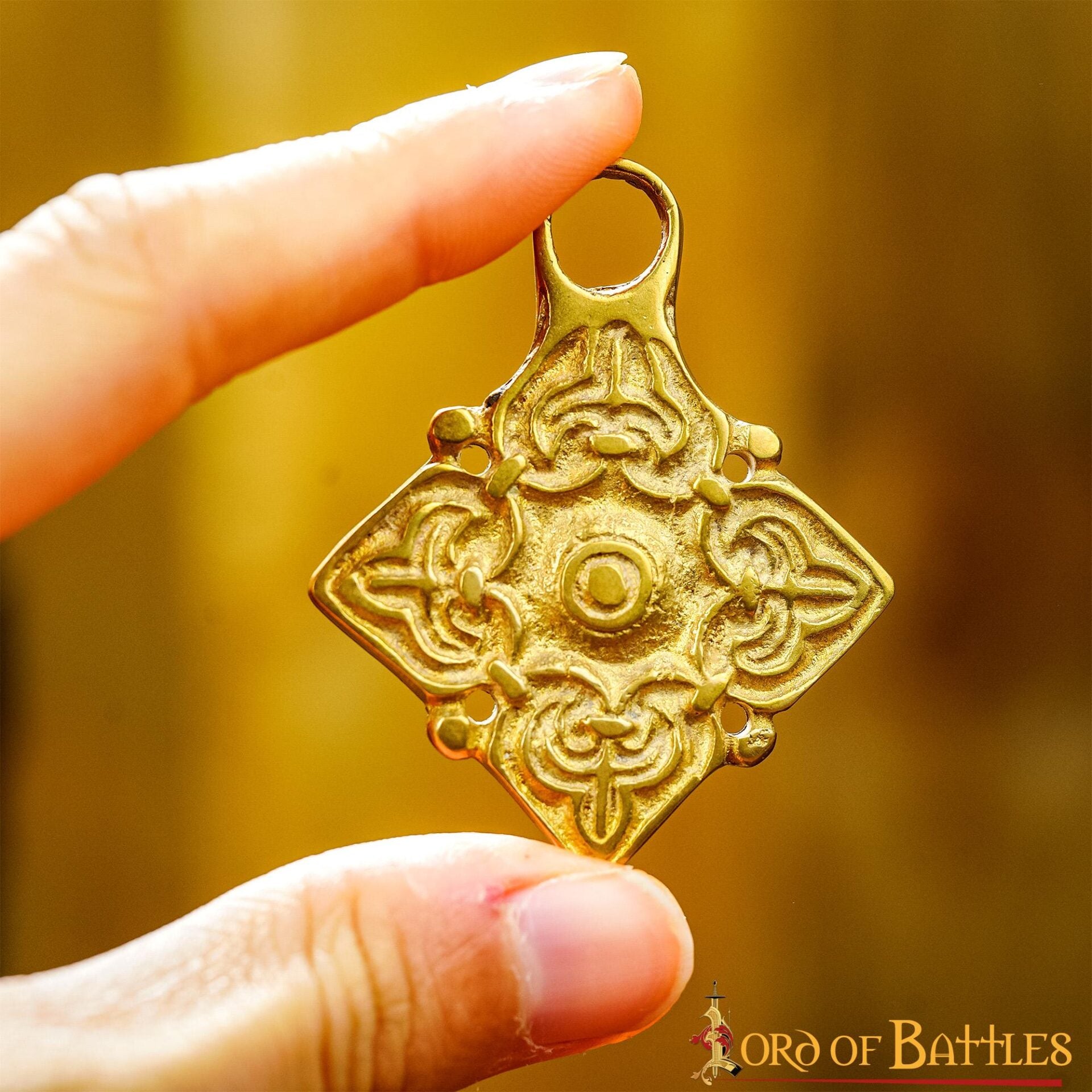 Broche de Latón Fundido para Caftán o Capa Vikinga / Rusa Histórica - Imagen 15