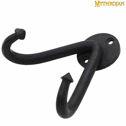 Soporte de Pared para Espada Pesada Mythrojan en Acabado Negro Forjado : Soporte de Pared para Espada Universal - Imagen 4