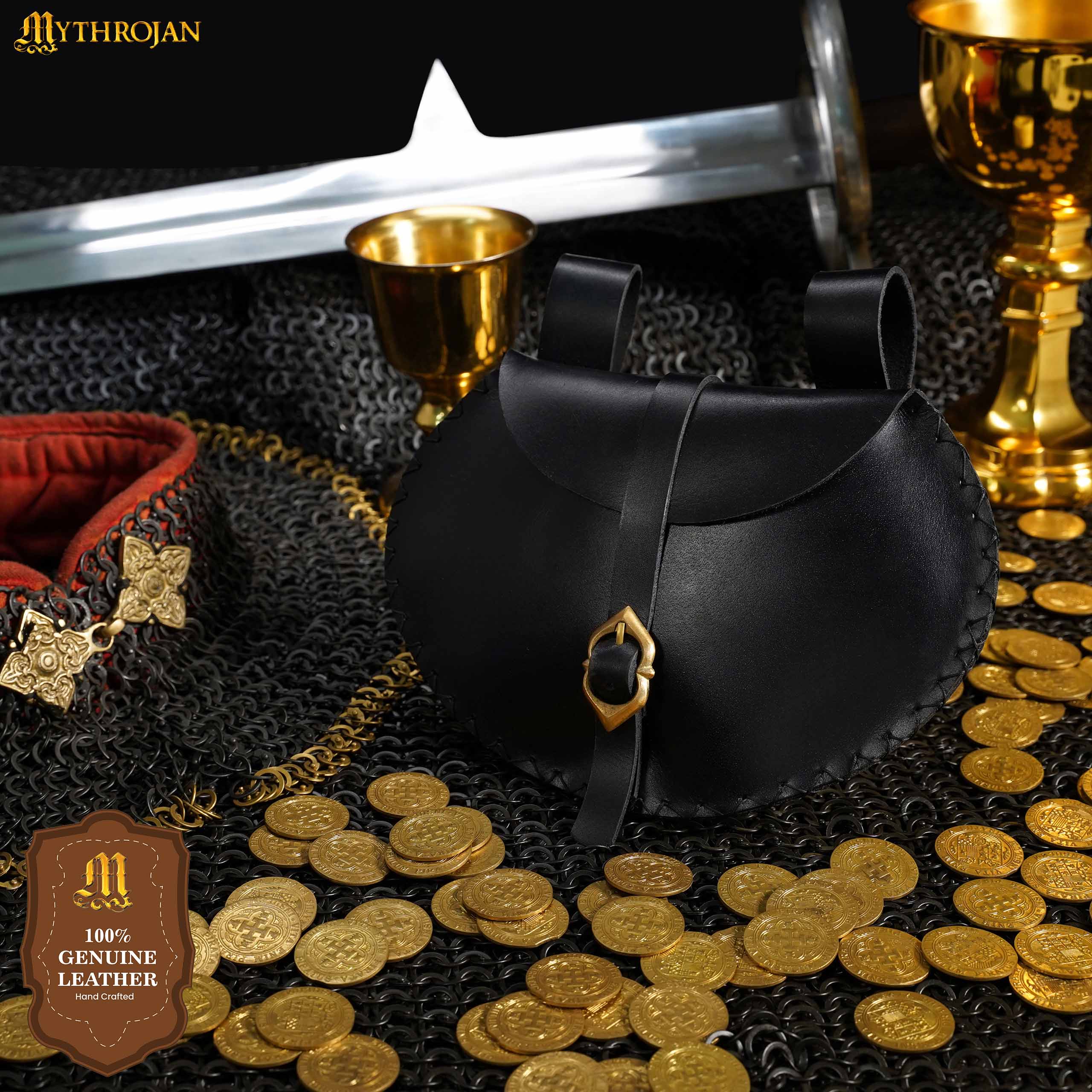 Funda Medieval Vikinga de Cuero para Cinturón Mythrojan - Imagen 5