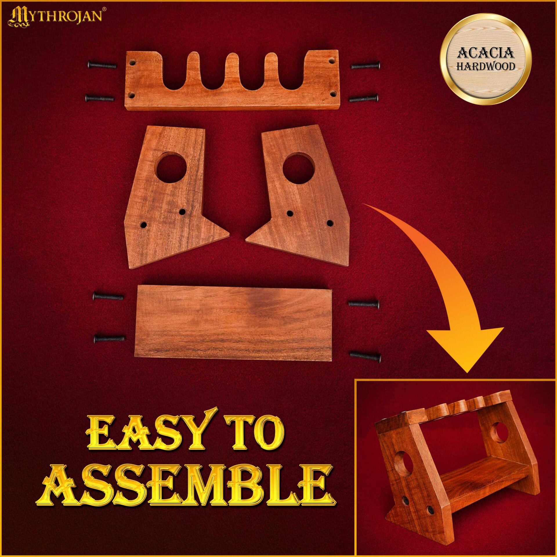 Soporte de Madera para Armas - Imagen 5