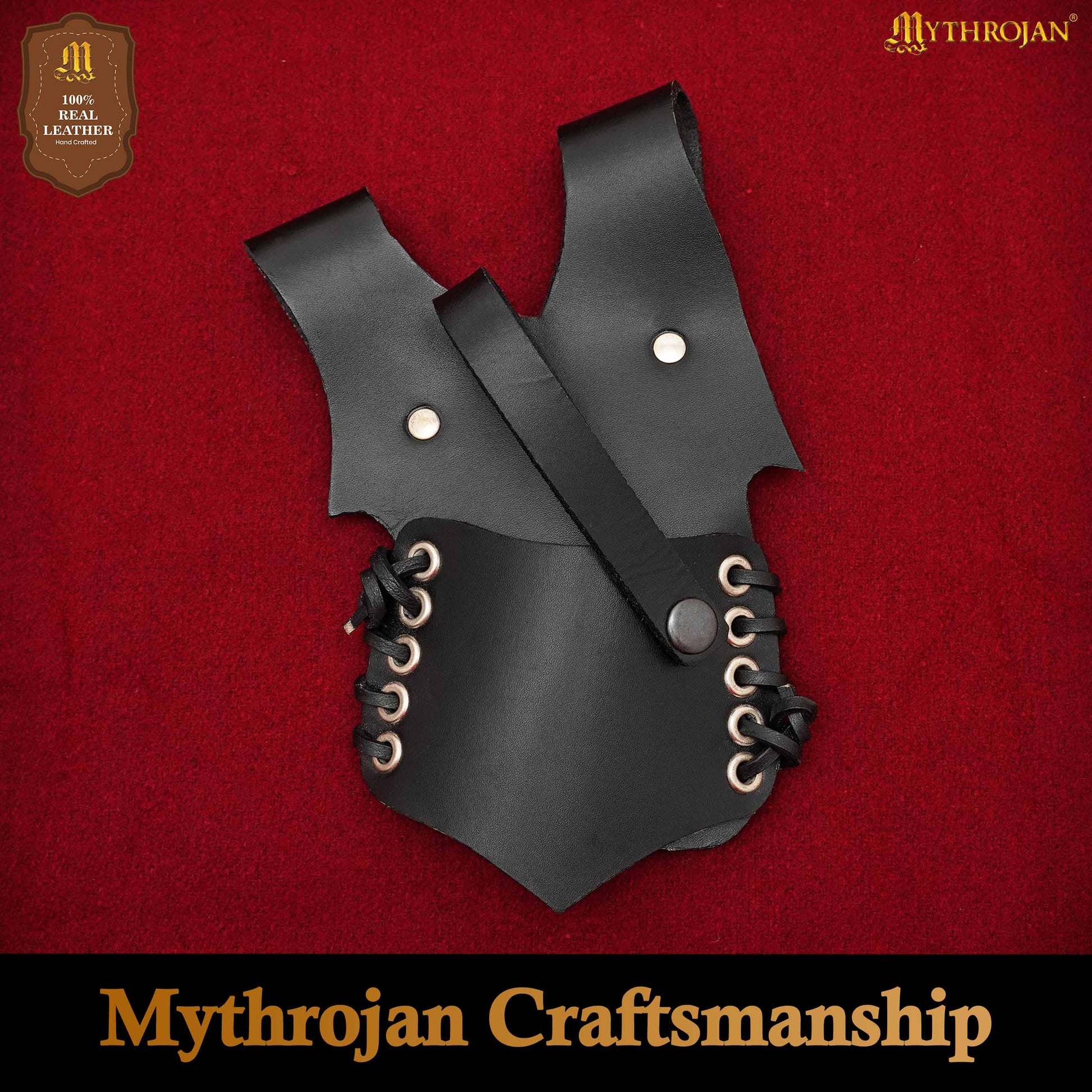 Mythrojan Renacimiento Medieval Espada de Cuero Rana Espada Larp Disfraz Accesorio - Imagen 5