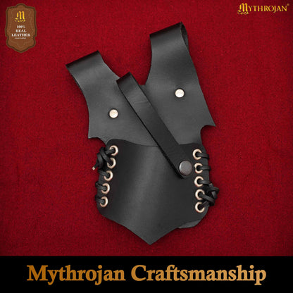Mythrojan Renacimiento Medieval Espada de Cuero Rana Espada Larp Disfraz Accesorio - Imagen 5