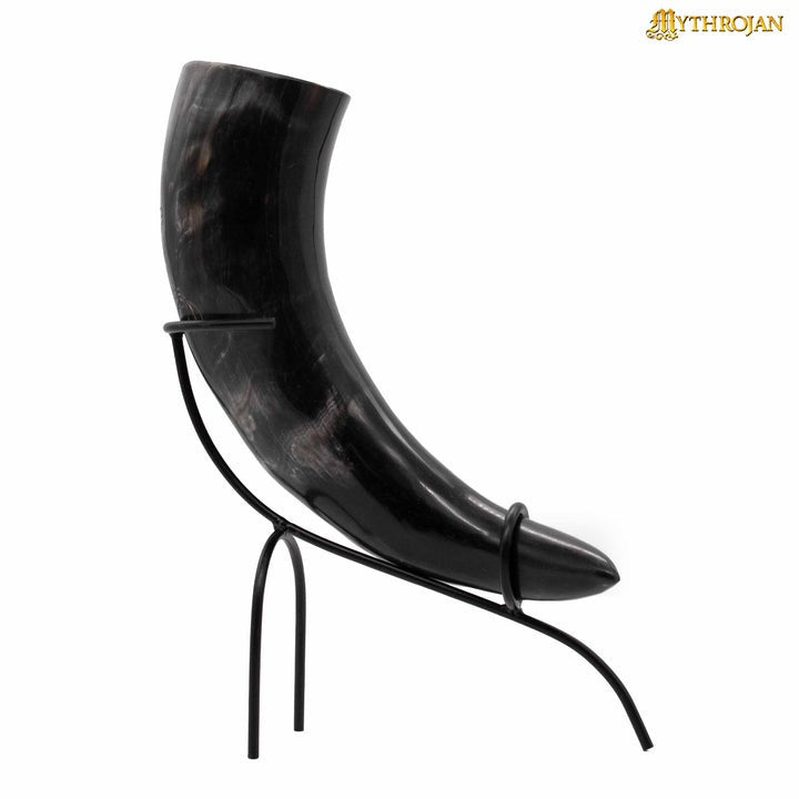 Mythrojan Forjado a Mano para Beber Ale Horn Rack Mead Horn Stand - Imagen 5