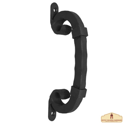 Tirador de Puerta de Castillo de Estilo Medieval: Hierro Macizo Forjado a Mano - Imagen 1