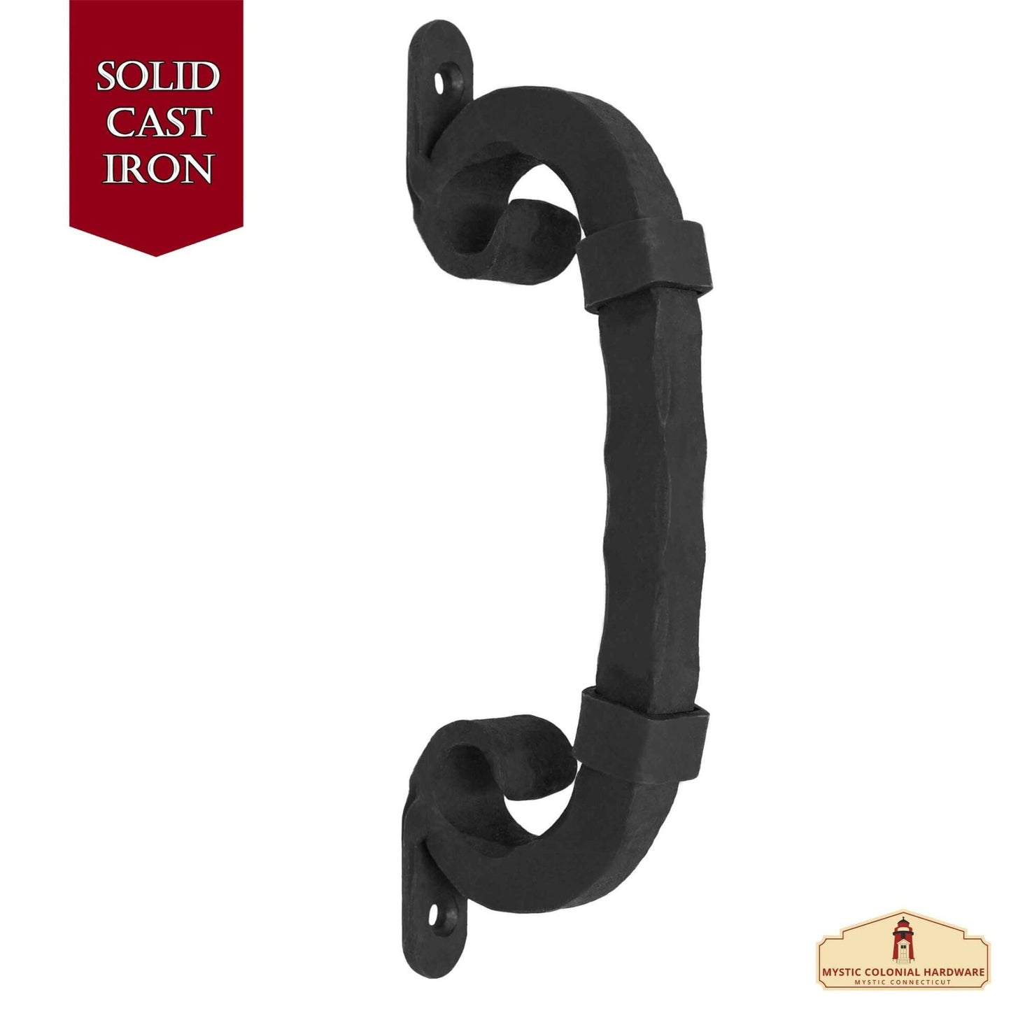 Tirador de Puerta de Castillo de Estilo Medieval: Hierro Macizo Forjado a Mano - Imagen 3
