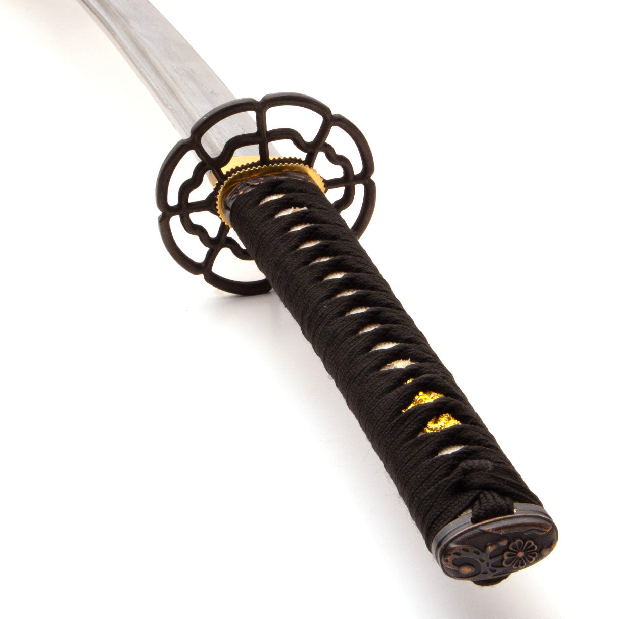 Katana Bushido Kiku No Gyokuza dobrada em aço carbono