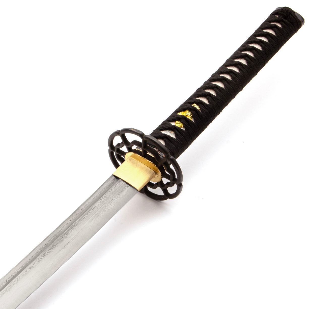 Katana Bushido Kiku No Gyokuza dobrada em aço carbono