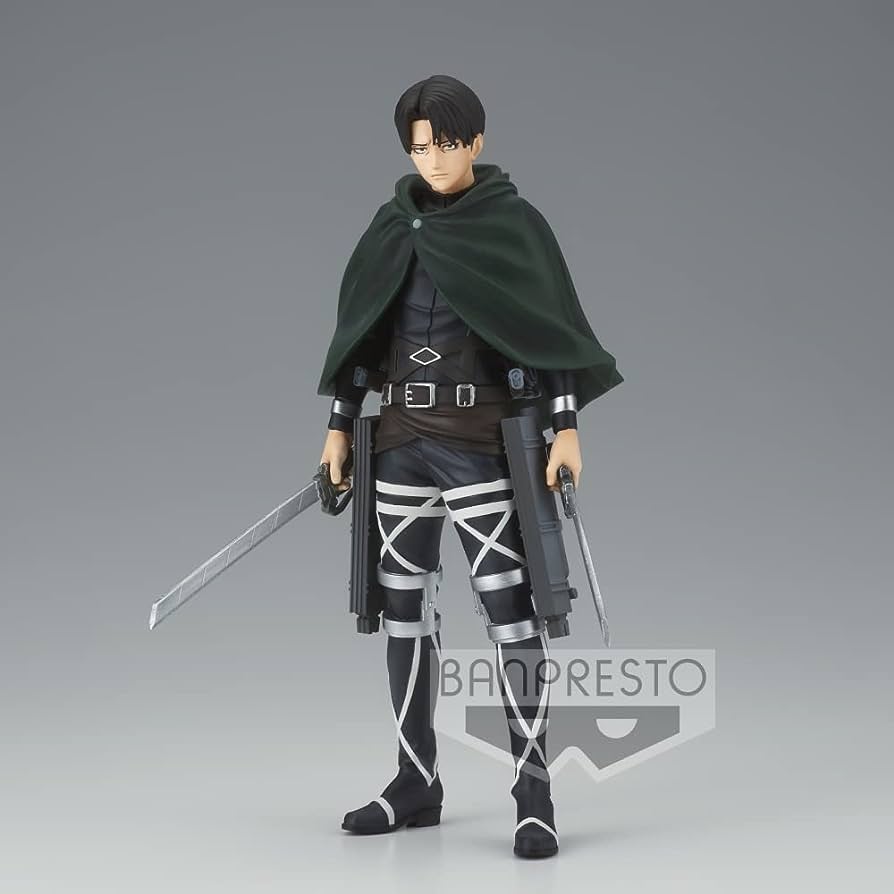 ATTACK ON TITANS - FIGURA DE LEVI - 16 cm - Espadas y Más