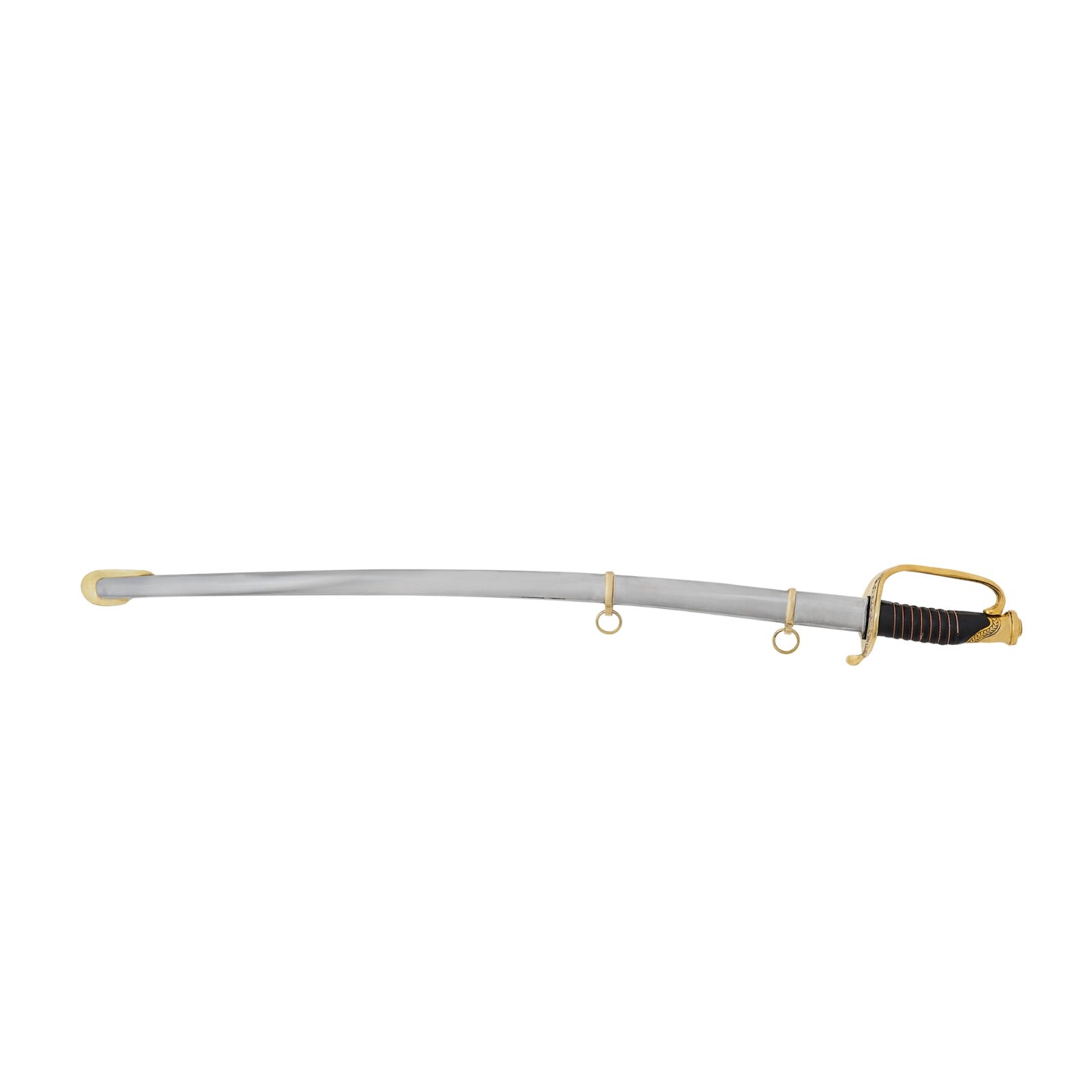Espada Sable de Caballería de la Guerra Civil de Ee.uu. con Vaina de Acero - Imagen 3