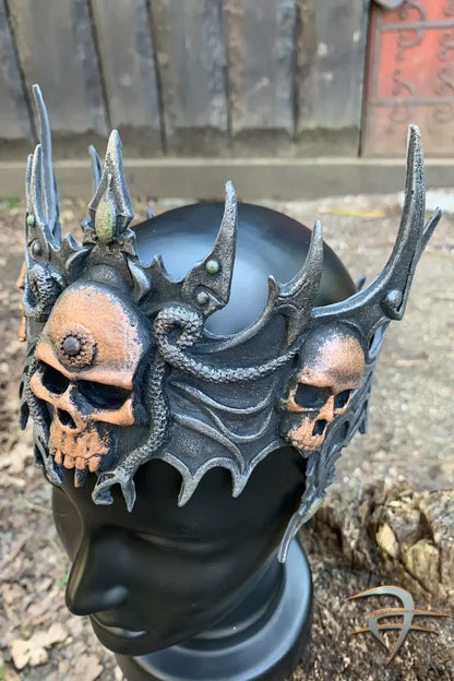 Tiara de calaveras de látex - Fantasía y LARP