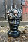 Tiara de calaveras de látex - Fantasía y LARP