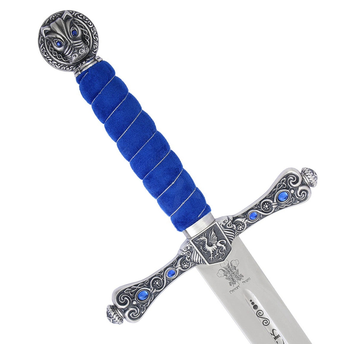Espada Decorativa del Príncipe Negro - Acabado Plata