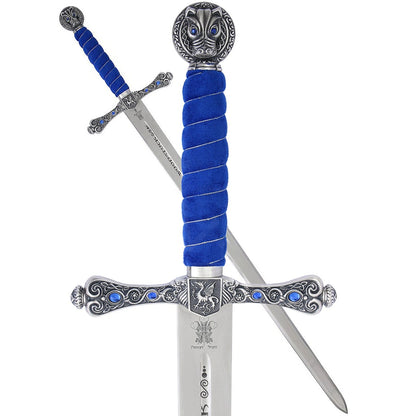 Espada Decorativa del Príncipe Negro - Acabado Plata