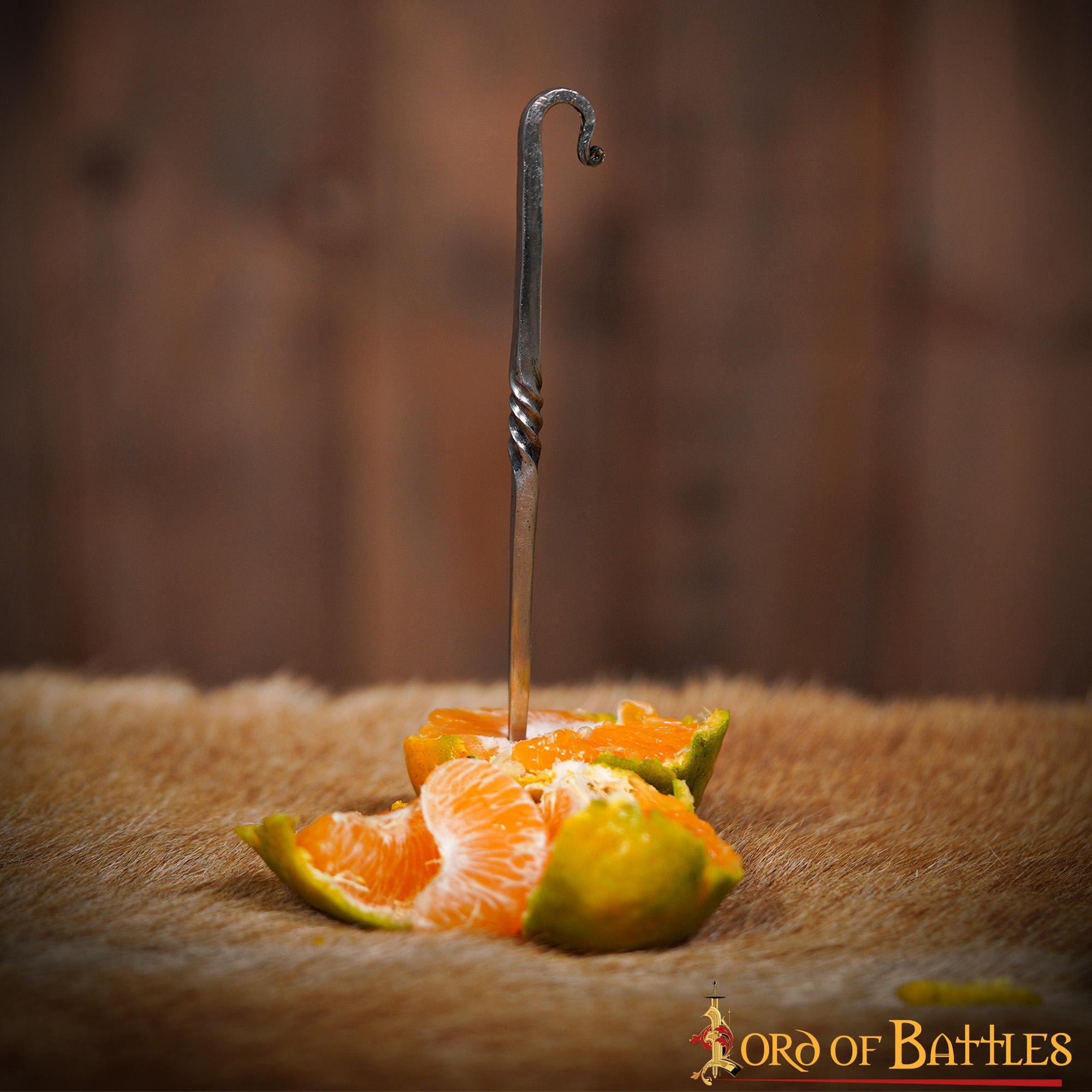 Vikingo Pico para Comer - Utensilio Medieval de Acero Inoxidable para Fiestas, Camping - Imagen 12