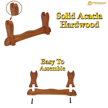 Soporte de Madera para Espada Mythrojan (pequeño) "simple &amp; Portátil" - Imagen 13