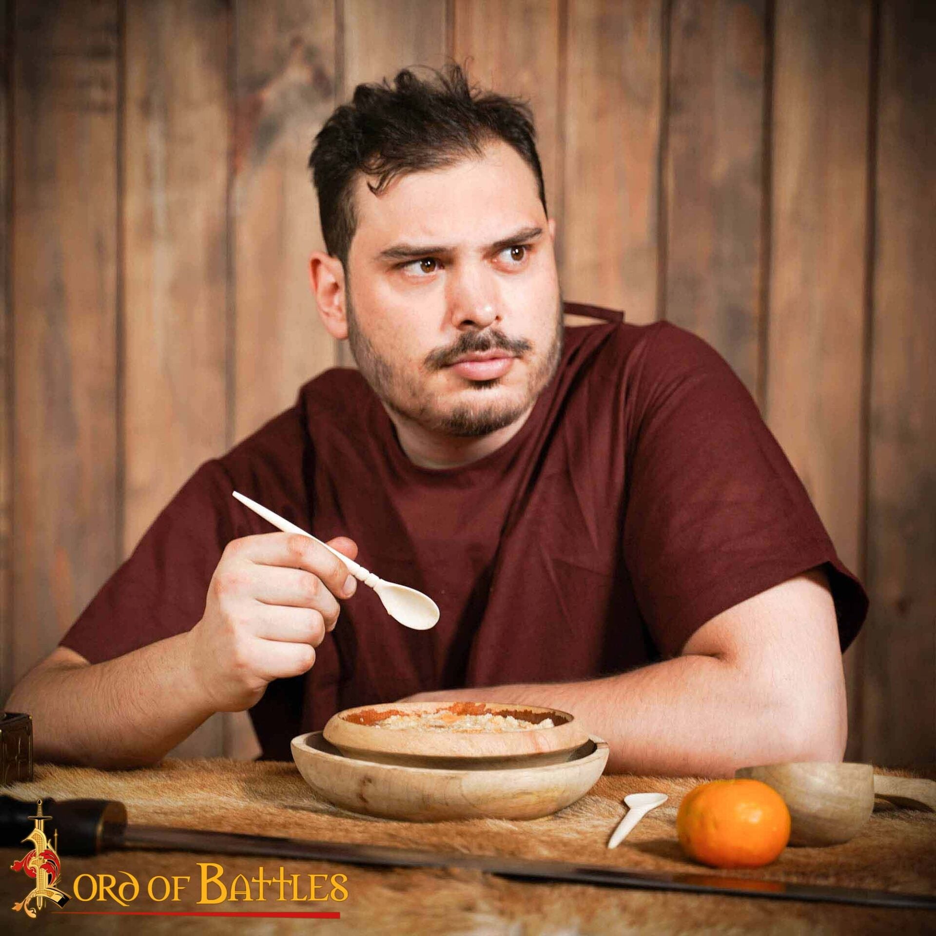 Cucharas Romanas Artesanales de Hueso - Juego de 2 - Hueso de Buey Auténtico de Origen Ético - Utensilios Históricos - Imagen 12