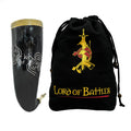 Viking Drinking Horn 400 - 500 Ml Cuerno de Buey Auténtico Hecho a Mano - Imagen 1