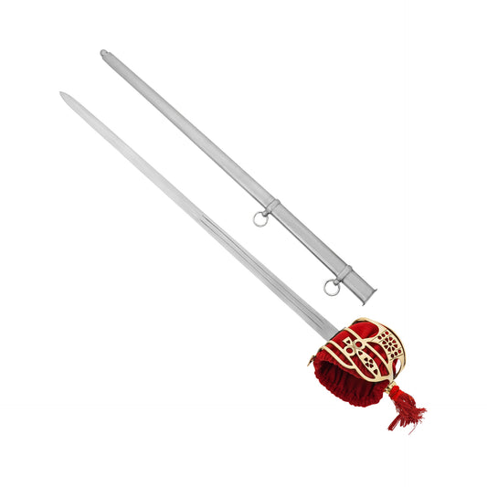 Espada Escocesa de Empuñadura de Cesta con Empuñadura de Latón Macizo - Imagen 1