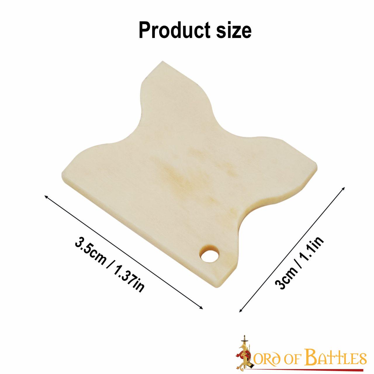 Enrollador de Hilo Vikingo de Hueso de Buey Pulido - Herramienta Tradicional Nórdica para Hilos - Imagen 11