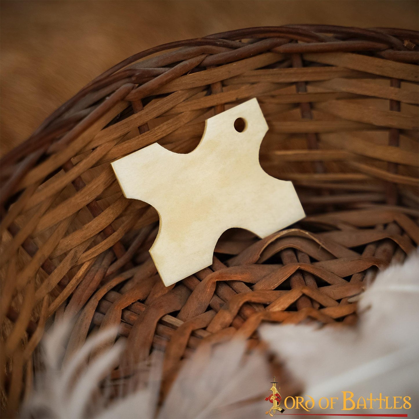 Enrollador de Hilo Vikingo de Hueso de Buey Pulido - Herramienta Tradicional Nórdica para Hilos - Imagen 8