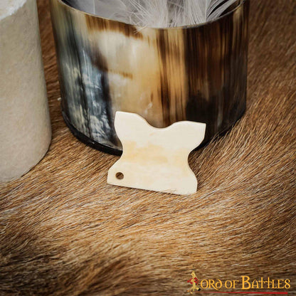 Enrollador de Hilo Vikingo de Hueso de Buey Pulido - Herramienta Tradicional Nórdica para Hilos - Imagen 12