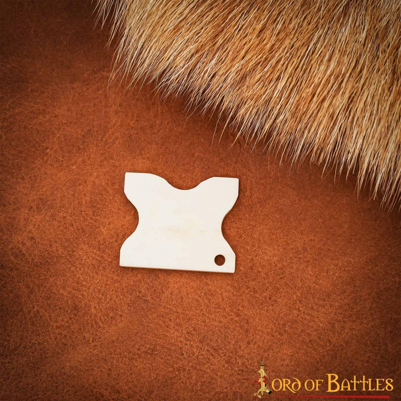 Enrollador de Hilo Vikingo de Hueso de Buey Pulido - Herramienta Tradicional Nórdica para Hilos - Imagen 13