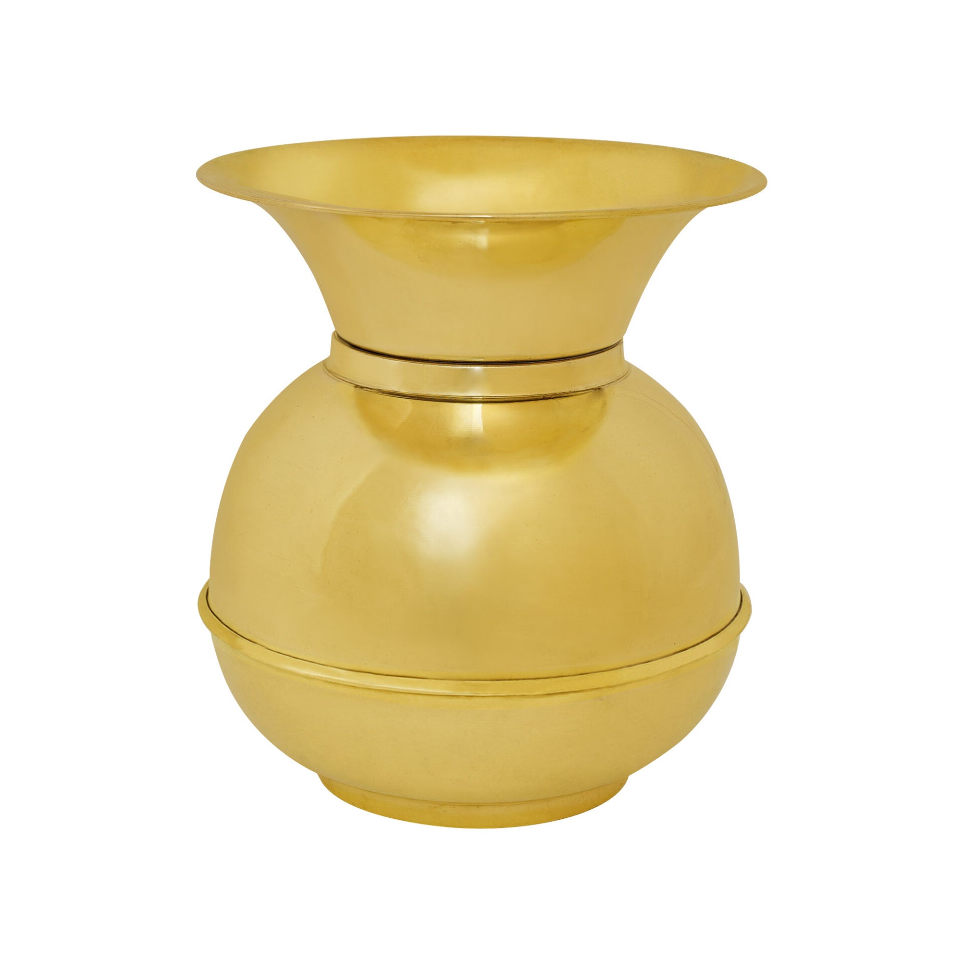 Escupidera Vintage de Latón Macizo - Imagen 1