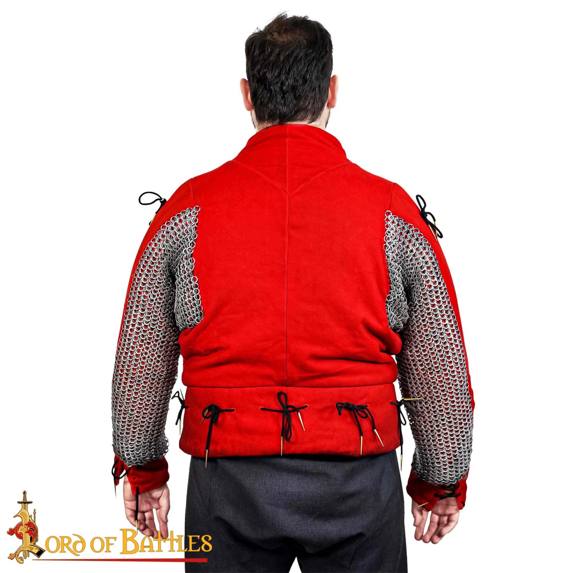 Anillas de Cota de Malla - Anillo Redondo Remachado de 8 Mm - Calibre 18, Acero Dulce, Natural - Ideal para Larp, Cosplay y Reenactments - Imagen 2