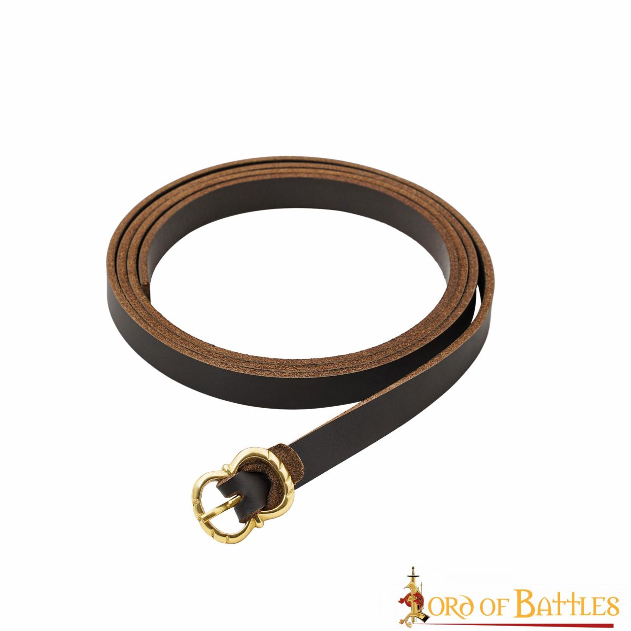 Cinturón de Cuero Liso para Reenactments Larp - Imagen 1