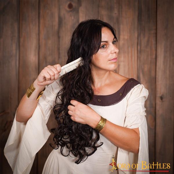 Peine Medieval de Hueso Auténtico Accesorio Artesanal de Hueso Auténtico - Imagen 2