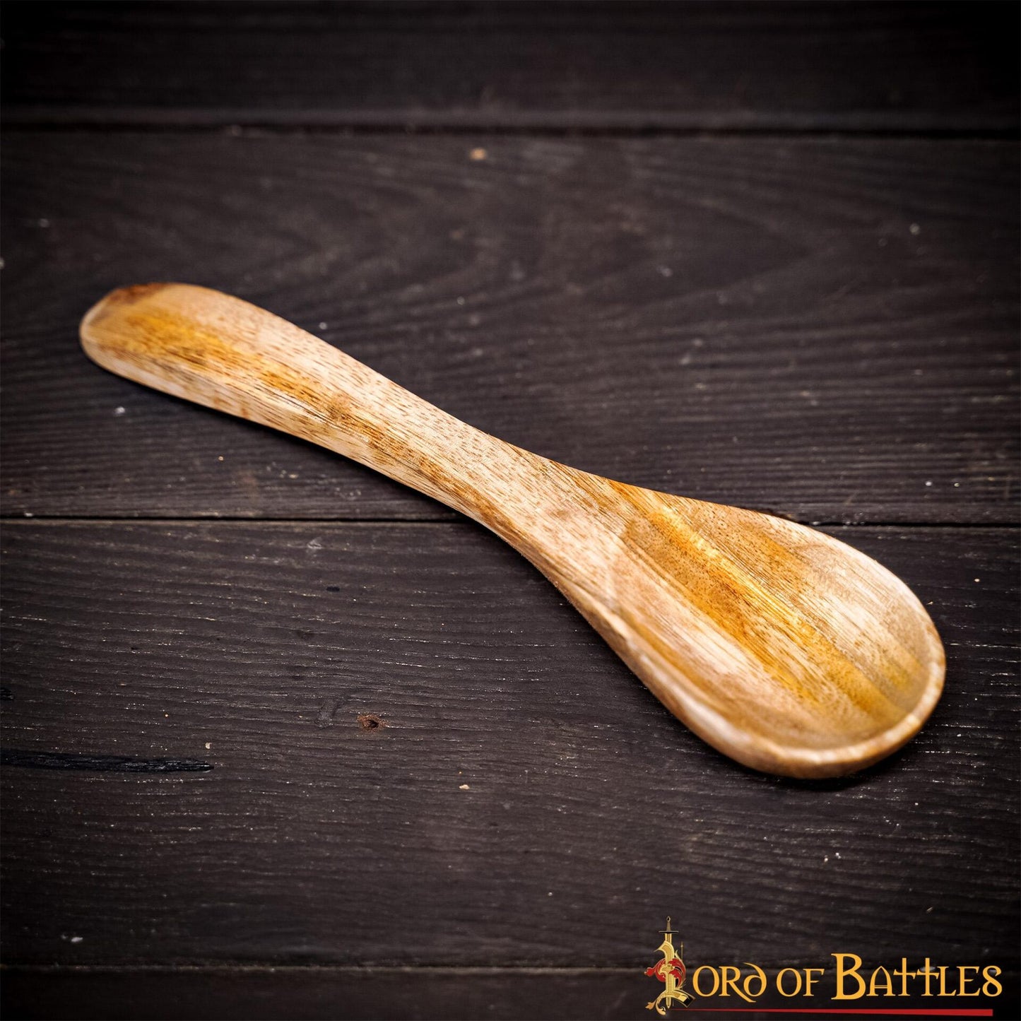 Cuchara Medieval Funcional de Madera Hecha a Mano con Madera Auténtica - Imagen 6