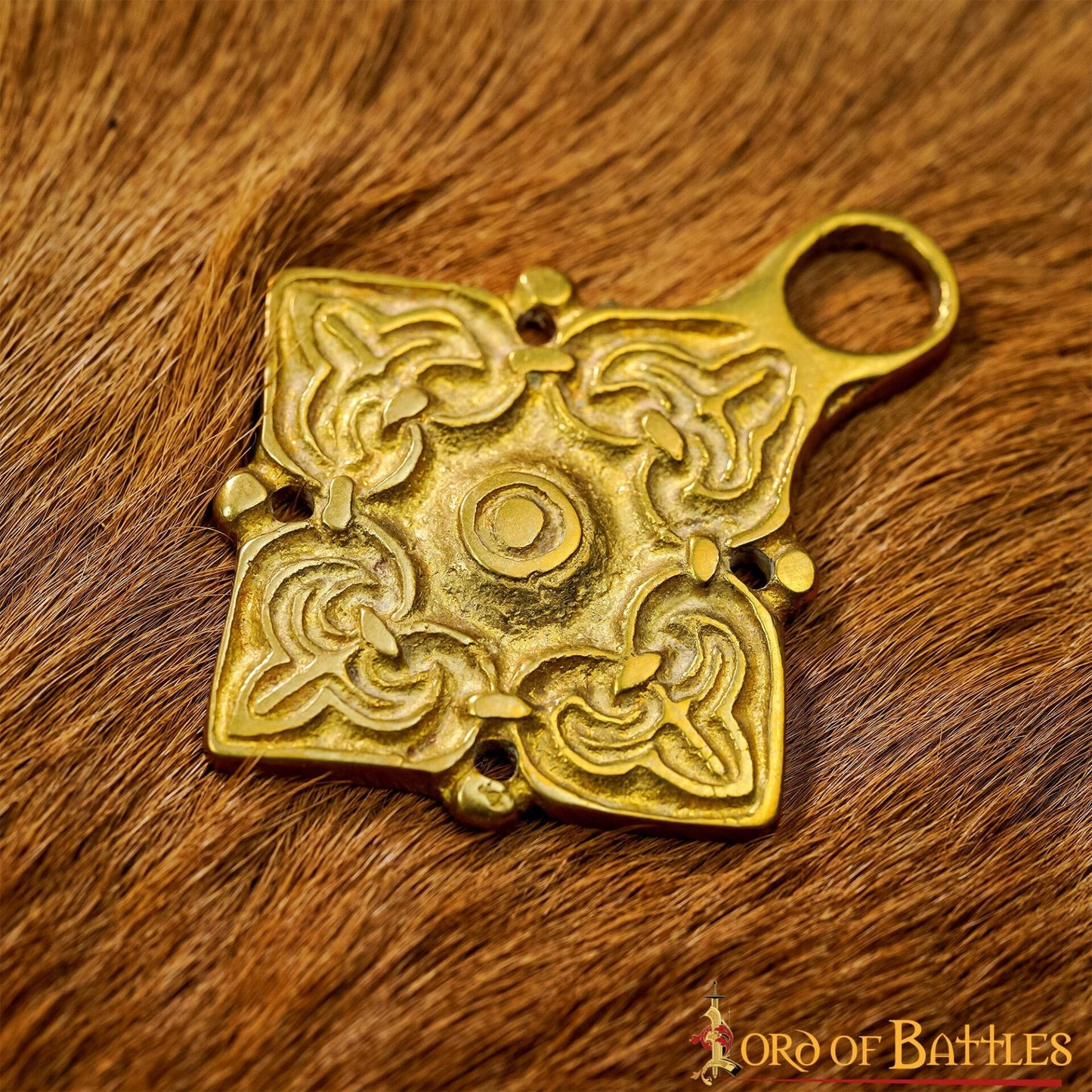 Broche de Latón Fundido para Caftán o Capa Vikinga / Rusa Histórica - Imagen 17